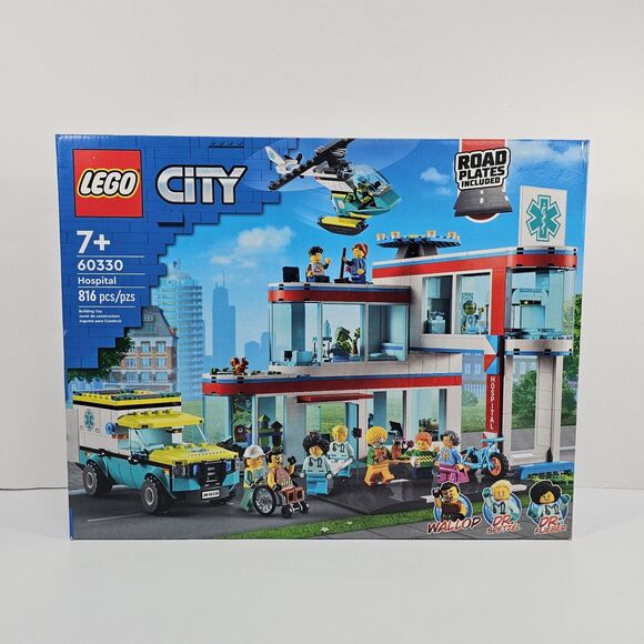 LEGO City Hospital 60330 – Retired Set, 816 Pieces, New Sealed - Picture 1 of 7